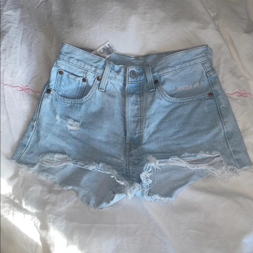 Levi's® 501 Original Denim Short size 25 - Picture 6 of 6